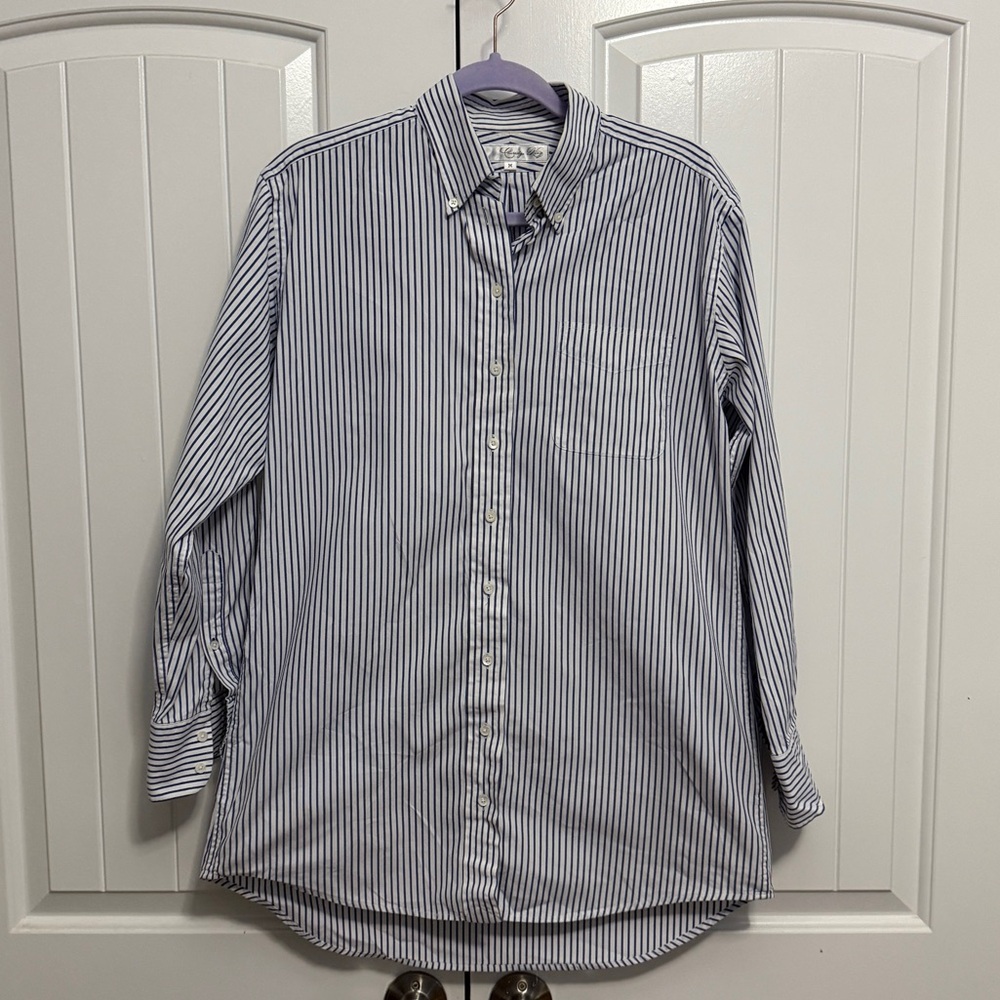 Classic Blue Striped Shirt